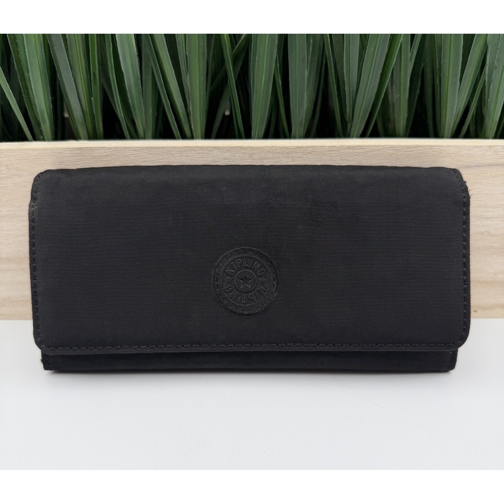 Kipling Black‎ Money Land Snap Tri-Fold Wallet